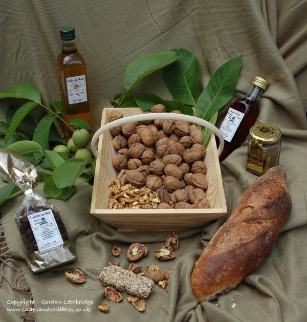 Products made from walnuts